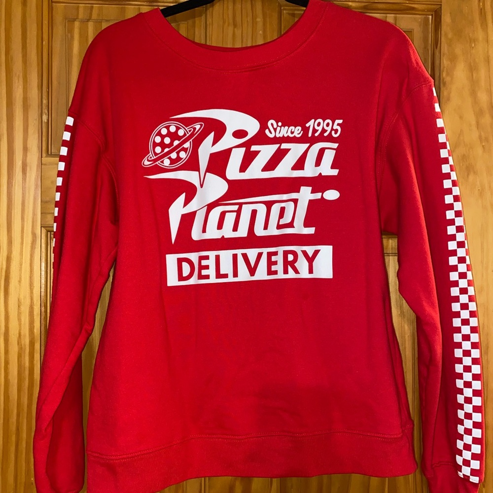 Toy Story Disney Pizza Planet sweatshirt